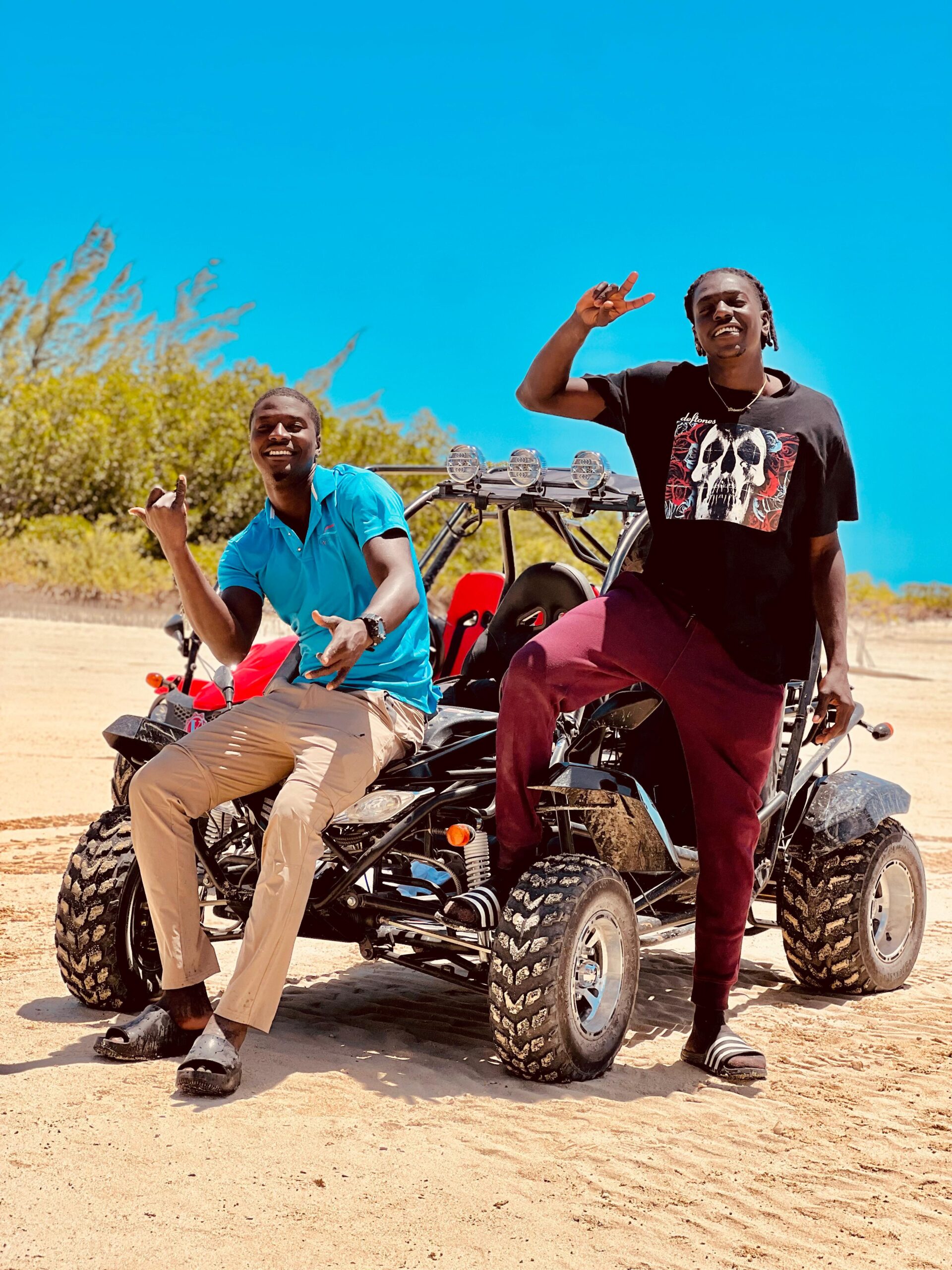 Beach group adventure with GoKart Adventures