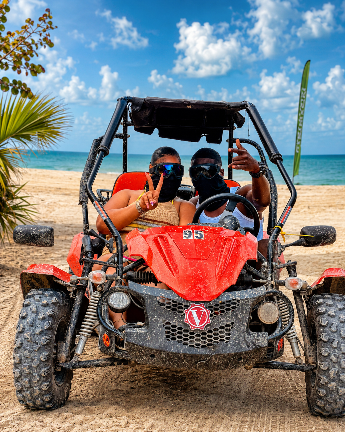 Couples at GoKart Adventures Nassau