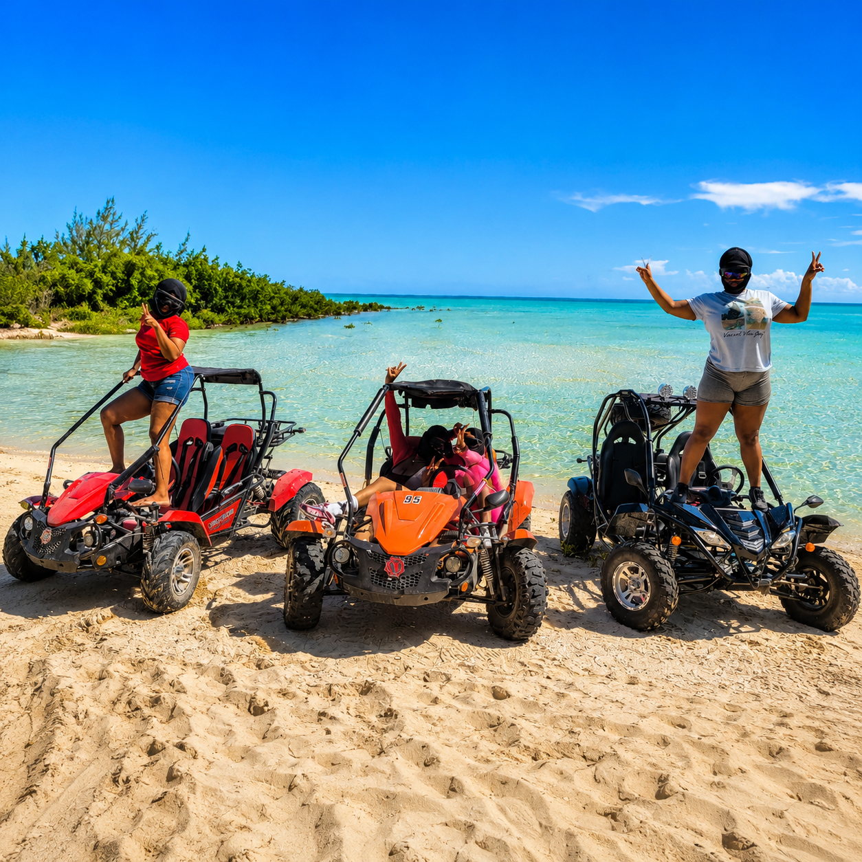 Premium go kart adventure in Nassau Bahamas