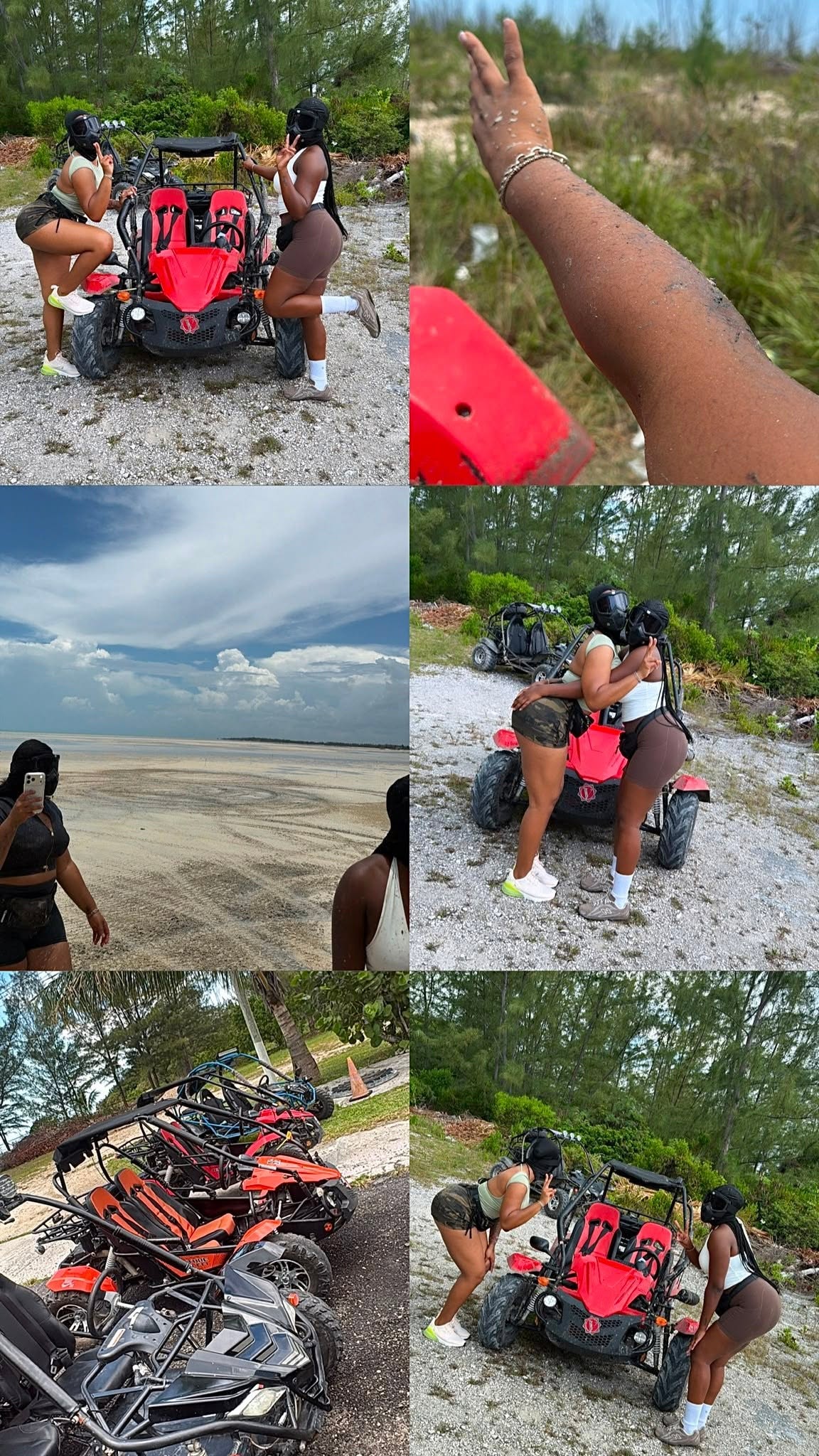 Nassau go kart riding route